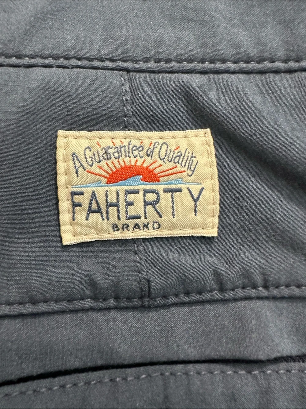 Bundle of 2- All Day Shorts, Faherty, size 36, green and blue